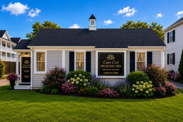 Cape Cod Healing Spa 45 Barnstable Road Hyannis MA 02601 outside view.